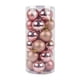 thumbnail image 3 of 24 adornos de bolas navideñas, bolas colgantes, adornos navideños para decoración oro rosa, 3 of 9