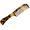 Giraffe, variant on Parcelona French Wide Tooth Detangling Comb Cellulose Acetate Hair Comb Clip (Giraffe)