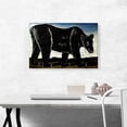 thumbnail image 2 of ARTCANVAS Black Bear 1910 Canvas Art Print by Niko Pirosmani - Size: 26" x 18" (0.75" Deep), 2 of 9
