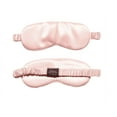 thumbnail image 4 of Mulberry Silk Sleep Eye Mask with Silk Covered Elastic Strap - Pink, 4 of 7