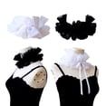 thumbnail image 2 of Victorian Ruffled Collar Elegant Sweet Girls Blouse Collar Lapel Choker Decorative Lapel for Lady Medieval Cosplay, 2 of 7