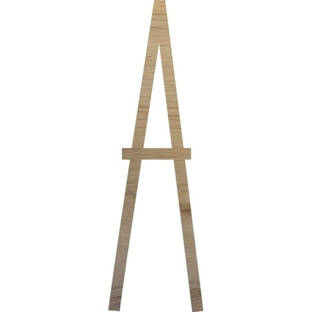 Real Wooden Alphabet Letter A, Wall Hanging 8'' Tall Craft Wood Letter