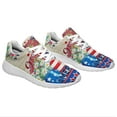 thumbnail image 6 of God Bless America Print Sneakers Lightweight Comfortable Running Shoes for Men Women White Size 7, 6 of 7