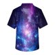 thumbnail image 3 of Men's Short Sleeve V Neck Star Print Chest Pocket Work Top 5XL, 3 of 3