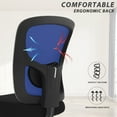 thumbnail image 7 of CL.HPAHKL Office Chair Ergonomic Desk Chair, 400lbs Big and Tall Mesh Chair, Computer Chair with Adjustable Arms & Seat Height, Rolling Swivel PC Chair for Home Office, Blue, 7 of 7