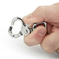 thumbnail image 4 of Jeffers Trigger Snap 2.5" with Swivel Square Eye – Nickel Plated for Rope, Pet Leash, Keychain, DIY, Camping, Tools – 3/4" 1 Pack, 4 of 5