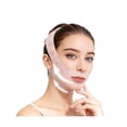 thumbnail image 1 of AoVoTo Sangle de Menton pour Dormir, Réducteur et Éliminateur de Double Menton pour Femmes, Masque de Levage Réutilisable en V pour Amincir le Visage, Exerciseur de Mâchoire Respirant pour Prévenir l'Affaissement, 1 of 1