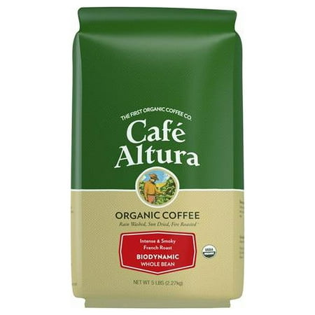 Cafe Altura 352415 5 lbs Biodynamic French Whole Bean Bulk