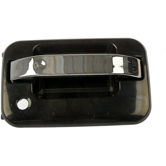 Dorman 80200 Front Passenger Side Exterior Door Handle for Specific Ford Models, Black and Chrome