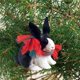 thumbnail image 2 of Conversation Concepts Conejo Tiny Miniature One Adorno Navideño Blanco Y Negro - ¡Encantador!, 2 of 3