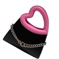 thumbnail image 3 of Mini bolso de mano de moda, bolso de mujer con forma de corazón, bolso de mujer, mini bolso de precisión diseñado, 3 of 8