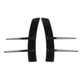 thumbnail image 1 of 2 Pcs Gloss Black Front Bumper Side Spoiler ABS Body Spoiler Canard Universal for Car, 1 of 5