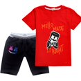 thumbnail image 1 of Conjunto de ropa DJ Marshmellow para niños de 2 a 16 años, niñas, adolescentes, top y pantalones cortos, conjunto deportivo, 2 piezas zhangmenya LED, 1 of 2