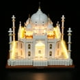 thumbnail image 4 of LED Light Kit for Legos 21056 Street View Architecture Series Taj Mahal Building Set, Upgrade Version Lighting Kit Compatible with Legos 21056 Set (Only Lights Kit Without Model), 4 of 8