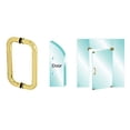 thumbnail image 4 of CRL CM10X10BR Brass 10" Back-to-Back Glass Mounted Standard Pull Handle, 4 of 4