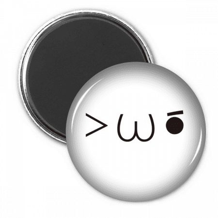 

Lovely Face Twinkle Expression Refrigerator Magnet Sticker Decoration Badge
