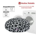 thumbnail image 4 of Majestic Pet Fusion Round Dog Bed Cotton Twill Removable Cover Black Large 42 x 42 x 5, 4 of 5