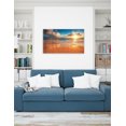thumbnail image 2 of Cuadro Decorativo Acrílico Cuadros cuadros Atardecer en Playa 70x120, 2 of 5