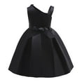 thumbnail image 3 of CHEEREAM Elegant Girls Dress Special Occasion Satin Gowns Off Shoulder Princess Dress Prom Ball Gown for 2-10Years Kid, 3 of 4