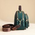 thumbnail image 4 of HGIEYS Vintage Leather Saddle Bag Purse for Women Small Tote Bag with Compartments Trendy Crossbody Purses for Women, 4 of 9
