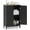 Black, variant on BarefHaven Bathroom Storage Cabinet, Freestanding Wooden Floor Cabinet with Double Doors, Adjustable Shelf, Modern Storage Organizers for Kitchen, Living Room, Entryway (Gray)