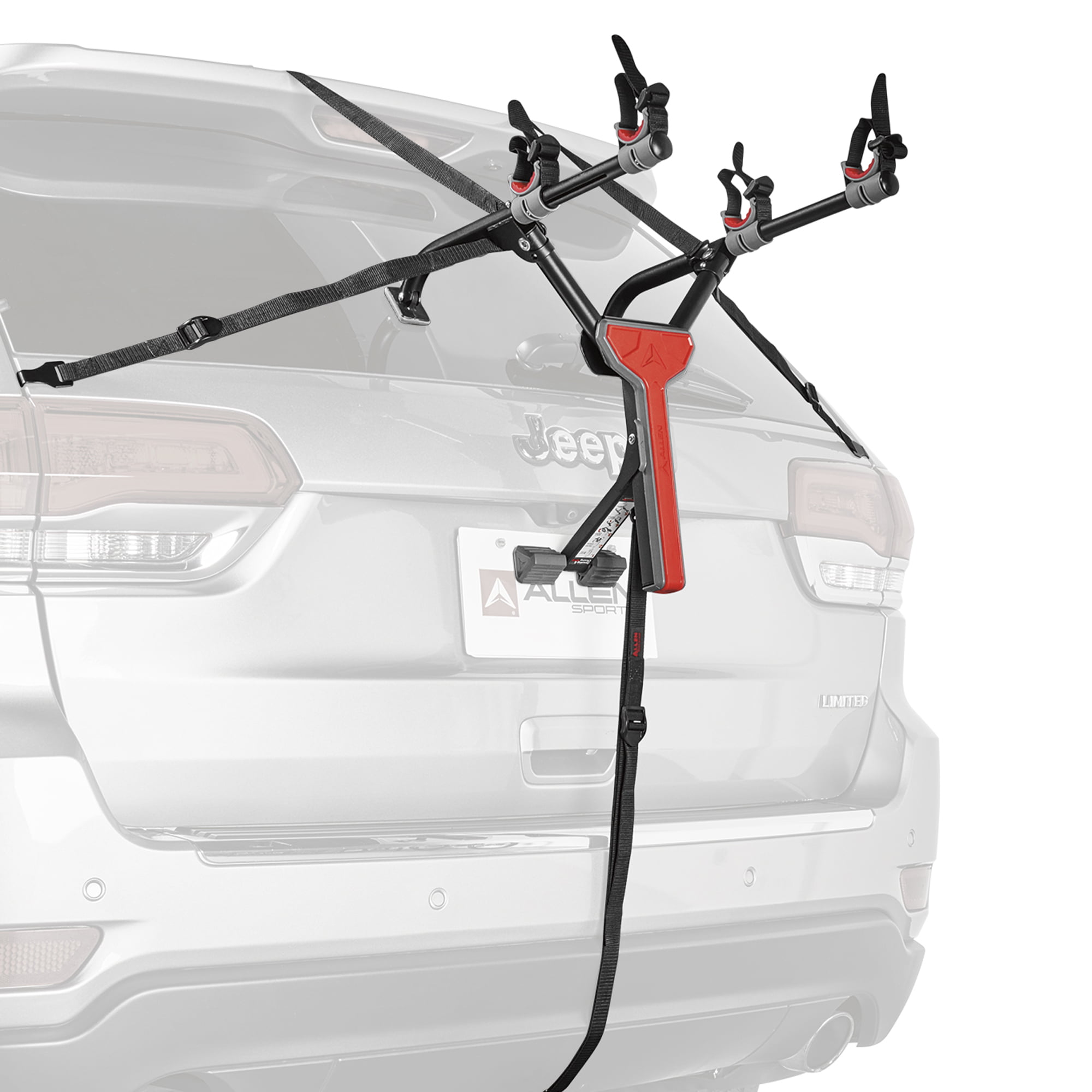 Allen Sports Ultra Compact 2Bicycle Trunk Mounted Bike Rack Carrier