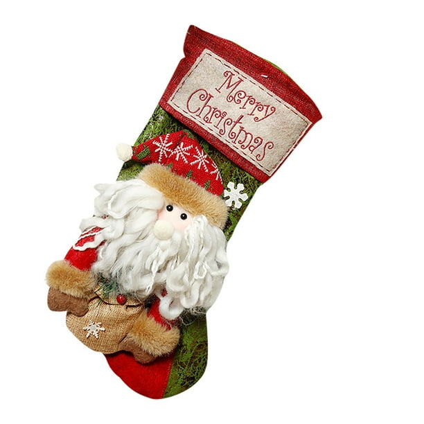 XWSHYW Adornos Colgantes Adorno para Colgar En El Árbol de Navidad, Regalo, Caramelos, Calcetines Pequeños