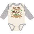 thumbnail image 3 of Inktastic Turkey, Gravy, Beans, Rolls, Casserole Boys or Girls Long Sleeve Baby Bodysuit, 3 of 5