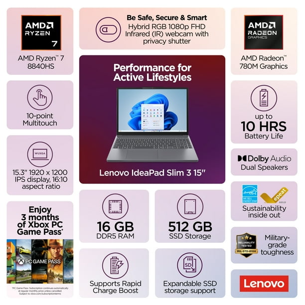 Lenovo IdeaPad Slim 3 | Laptops for management consulting
