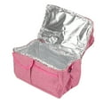 thumbnail image 2 of Bolsa De Hombro Aislante Para Lonchera, Práctica Bolsa Enfriadora De Leche Materna De Doble Capa Roja Rosa Para El Trabajo, 2 of 8