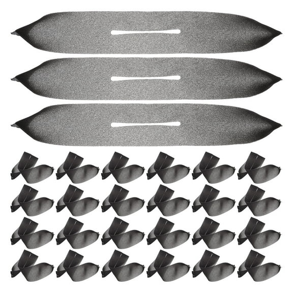 50pcs Hanger Sponge Cover Foam Shoulder Support Foam Hangers Pads Clothing Hanger Non-Slip Sleeve Wide Suit Hangers Cord Protector Grey No Hangers Hanging