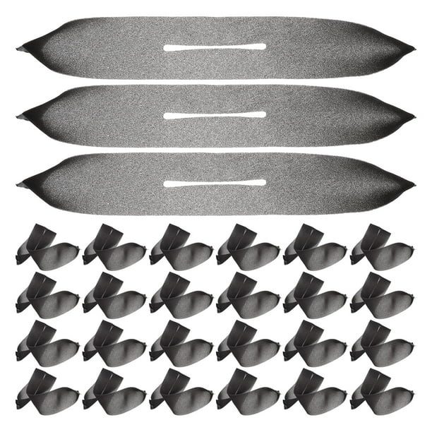 30 perchas de esponja con hombreras, tiras de espuma antideslizantes para colgar en la pared, para ropa, para colgar ropa, con funda protectora