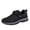 Black, variant on Men's Sport Shoes Lightweight S𝗅ip On Sneakers Non-S𝗅ip Outdoor Athlet𝗂c Shoes with H𝗈𝗈k and L𝗈𝗈p Closure, Comfortable Wide Width Workout Shoes Breathable Soft Sole Hiking Shoes