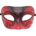 thumbnail image 1 of Máscara de maquillaje para carnaval, para hombres y mujeres, máscara romana de carnaval, máscara de fiesta para espectáculos, máscara facial para hombres, 1 of 1