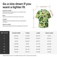 thumbnail image 7 of Sigee Avocado With Seeds Print Men's Shirts Casual Button Down Short Sleeve Summer Beach Shirt Hawaiian Vacation Shirts Tee Shirt-, 7 of 7