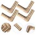 thumbnail image 4 of 10pcs Hose Connector Hose Repair Connector 1/2" Copper Fitting 90 Degree Elbow Fitting, 4 of 9
