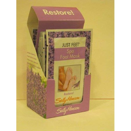 Sally Hansen -Just Feet -Spa Foot Mask -Restore -12 Packets - .42oz each