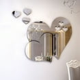 thumbnail image 3 of Cute 3D Mirror-Surface Wall Sticker Heart Shape DIY Art Mural Home Decoration Wall Orment Waterproof, 3 of 7
