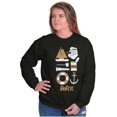 thumbnail image 3 of Popeye The Sailor Man Sea Captain Graphic Pullover Crewneck Sweatshirt Brisco Brands S, 3 of 6