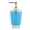Blue, variant on Riousery 4-Piece Bathroom Accessories Set, PP Plastic Bath Suit Includes Soap Dispenser, Toothbrush Holder, Washing Cup, Soap Dish, Black