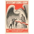 thumbnail image 2 of Antoni Wajwód 18x24 Black Ornate Framed Double Matted Museum Art Print Titled: We Are One Blood (1938), 2 of 5