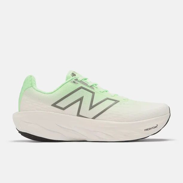 New Balance Men's Fresh Foam X 1080v14 Shoes in White and Green