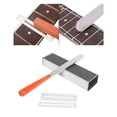 thumbnail image 3 of Stainless Steel Guitar File Leveling Tool, Guitar Repair Kit, Includes Fretboard Protector, Guitar Fretboard File, Fretboard Leveling Sanding Leveler Beam, 3 of 9