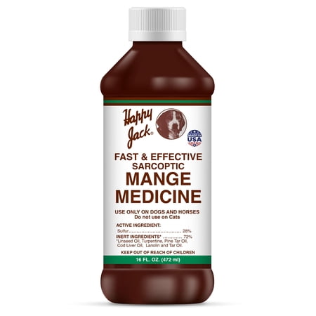 Happy Jack Sarcoptic Mange Medicine, 16 oz