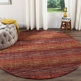thumbnail image 3 of SAFAVIEH Himalaya Lagrange Solid Wool Area Rug, Red/Multi, 5' x 8', 3 of 3