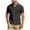 Black, variant on Shirt for Men Men's Linen Vintage Pattern Old Style Shirt Casual Short Sleeve Button Down Retro Shirts Size XXL,(Blue XXL)