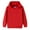 Red, variant on GYRATEDREAM Boys Girls Light Weight Long Sleeve Hooded T-shirt Top Casual Solid Pullover Hoodie Sweatshirts for 6-7Y Black
