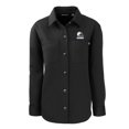 thumbnail image 2 of Women's Cutter & Buck Black Cleveland Browns Roam Eco Recycled Button-Up Shirt Jacket, 2 of 3