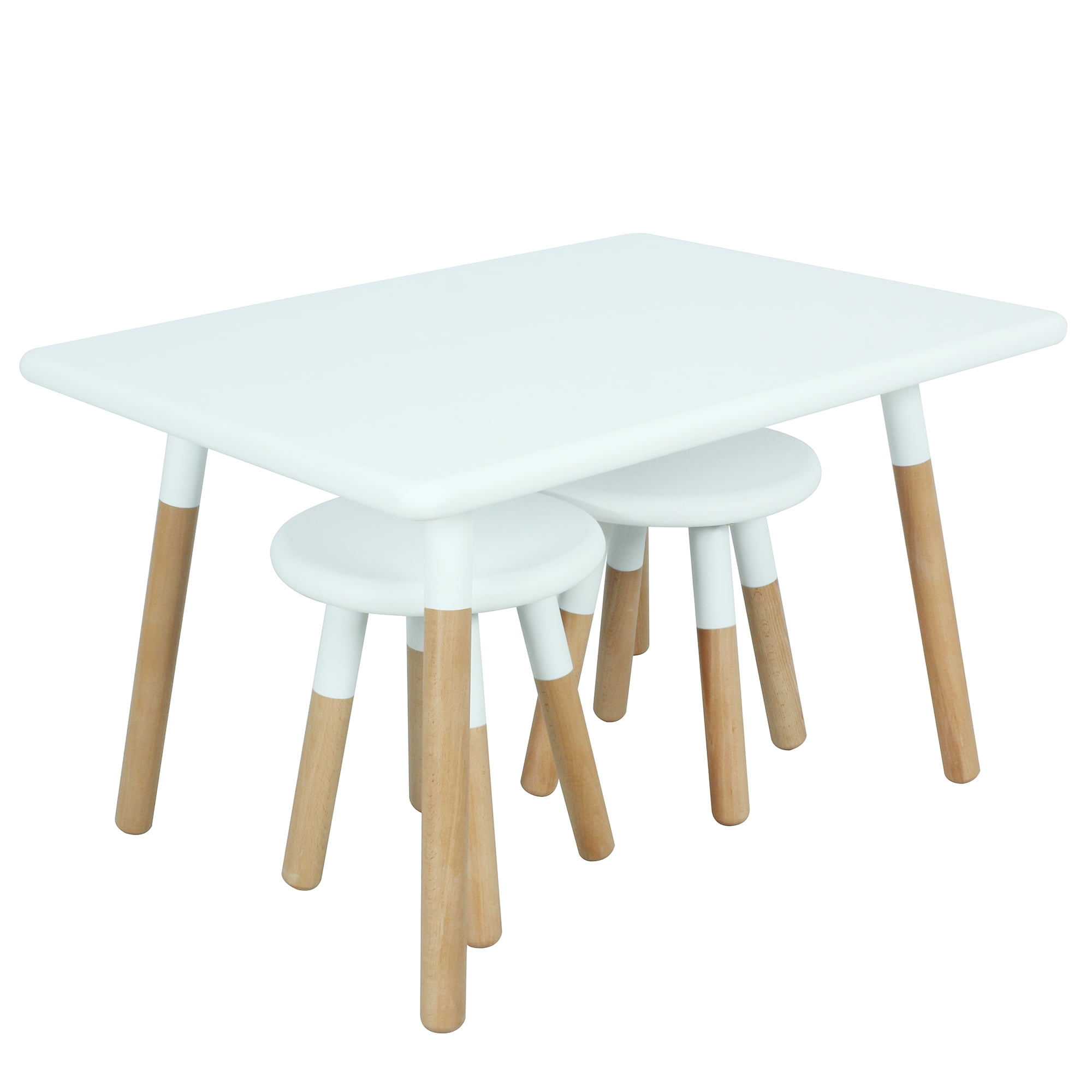 ACEssentials Kids Table and Stool Set, Multiple Colors