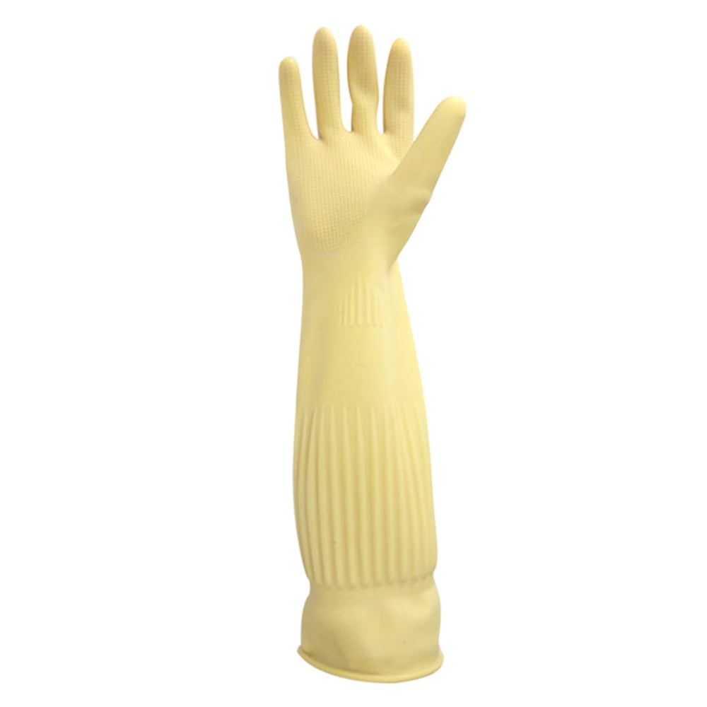 38/45cm Kitchen Clean Latex Gloves Winter Laundry Cleaning Rubber Gloves for Washing Working